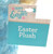 Easter Plush Soft BLUE & WHITE STUFFED LAMB STANDING