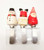 3 Piece Holiday DIP SPREADERS SET Christmas Santa, Snowman and Elf