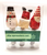 3 Piece Holiday DIP SPREADERS SET Christmas Santa, Snowman and Elf