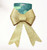Home GLITTER BOW Christmas Gold 9" Long Holiday Decor