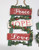 Holiday Style 2 pc - 9" ORNAMENTS Faith, Family, Blessed, Peace, Hope, Love