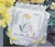 TAKE TIME Cross-Stitch (Single Pattern From Magazine) Bunny Smelling Flowers