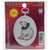 Janlynn POLAR BEAR Christmas Mini Counted Cross Stitch Kit 2.75" Oval Ornament