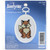Janlynn FOX Mini Counted Cross Stitch Kit 3.5x2" Oval Beginner Ornament