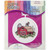 Janlynn Country BARN Mini Counted Cross Stitch Kit 2.5" Round Ornament