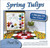 Pieced Tree Quilting SPRING TULIPS 3 Projects 1 Quilt Pattern Flowers