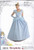 Uncut SIMPLICITY 8491 HH Sewing Pattern - CINDERELLA Princess Costume Adult 6-12