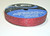 Offray METALLIC RED Ribbon 3/8" X 5 Yds