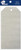 Paper Accents GLITZ PLATINUM / Grayish 10 Piece Med Size Craft Tags 2.5" X 5.25"