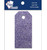 Paper Accents GLITZ VIOLET Purple 10 Piece Craft Tags TINY - 0.875" X 1.75"