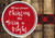 Card with Envelope - MAY YOUR CHRISTMAS BE MERRY & BRIGHT Foil Print 6.5" X 4.5"