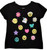 Garanimals - Girls 5T UNICORNS HAPPY FACES FLOWERS Short Sleeve Shirt