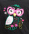 Garanimals Girls 5T T-Shirt EMBROIDERED OWL Long Sleeve Black 100% Cotton