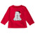 FIRST IMPRESSIONS Baby 3-6 Months Santa Bear Print Cotton Christmas T-Shirt NWT