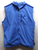 ADIDAS Womens Large Violet Blue Zip Up Fleece Sweater Vest Sleeveless Climawarm