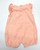 JUST ONE YOU Baby Girls 3 Months Coral Pink Short Sleeve Romper 100% Cotton