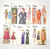 Lot of 21 Sewing Patterns BUTTERICK Cut To Size 10