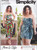 Uncut SIMPLICITY Pattern R11105 / S9330 Womens 16-24 Misses Strapless Jumpsuit And Mini Dress