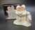 Ceramic CAROLING SNOW ANGELS Winter Figurine