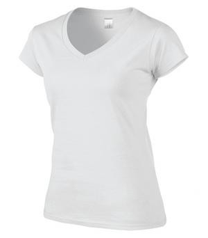 V-Neck Junior Fit Ladies T-Shirt