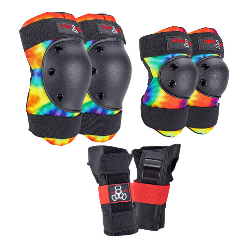 Triple Eight Saver Series 3-Pk Pads - Tie Dye