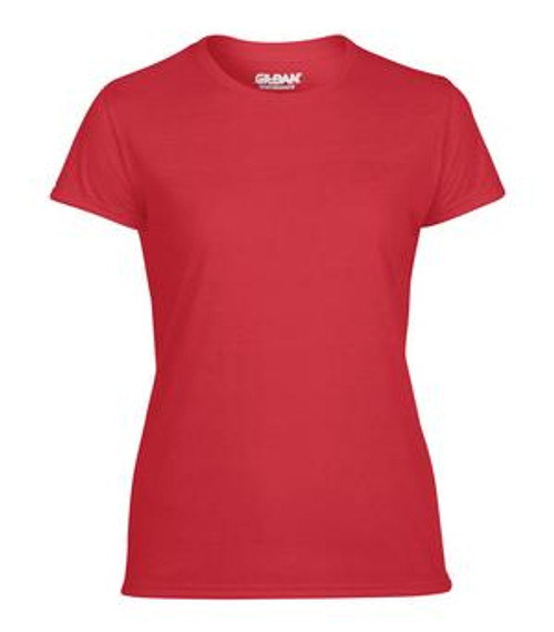 GILDAN PERFORMANCE LADIES' T-SHIRT - 42000L - Red