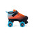 Riedell Dash Roller Skate - Aqua Orange