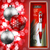 White and Red Pen and Envelope Sealer with Red Fox