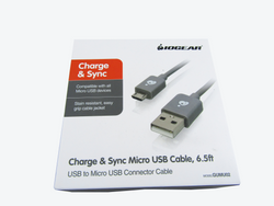 IOGEAR Charge and Sync Cable, USB to Micro USB Connector (GUMU02) LN