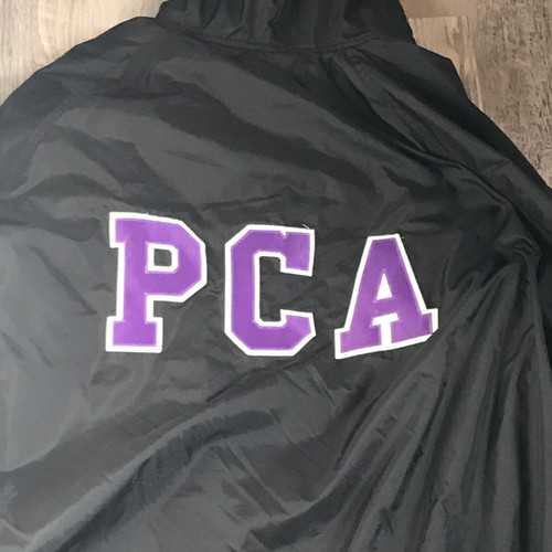 Back Lettering on PCA Parka