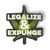 Legalize & Expunge (4" x 4" Vinyl Sticker -- Pack of Two!)
