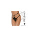 Black Diamond Thong Panty