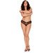 Keyhole Open Back Panty Plus Size