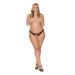 Polka Dot Open Panty Plus Size