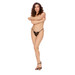 Lace Open Panty Plus Size