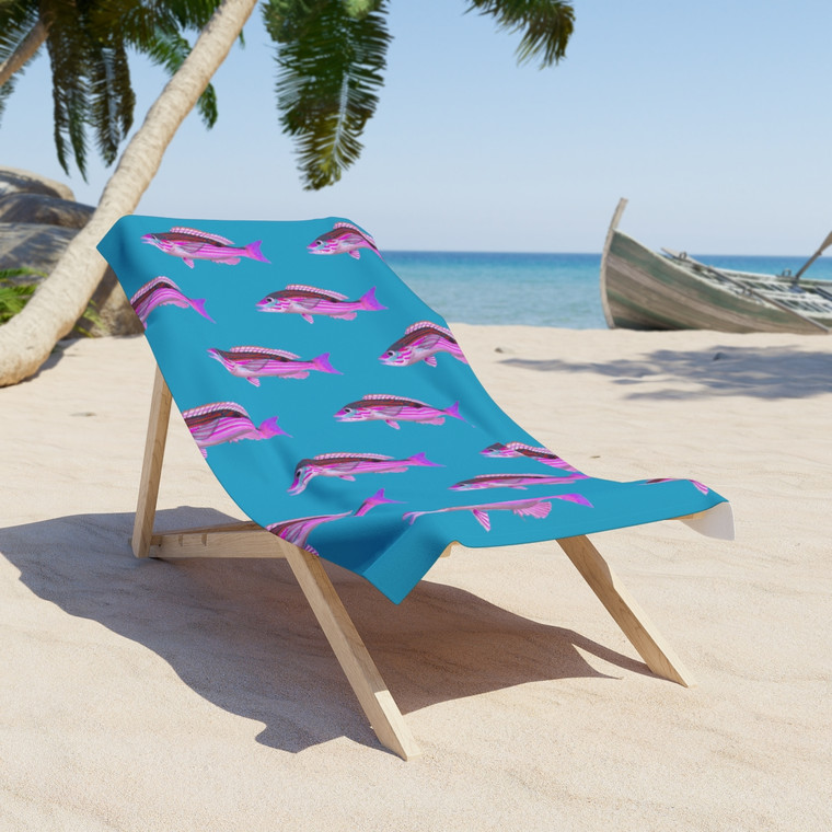 Prion Beach Towel - Magento on Blue