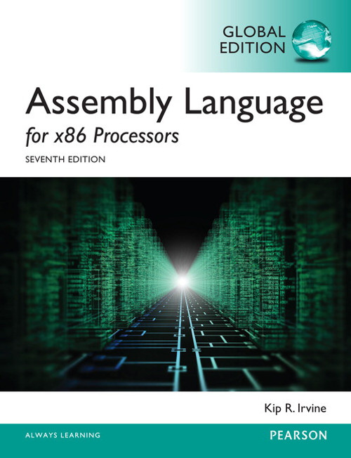 9781292066554R180::Assembly Language for x86 Processors, Global Edition,7th edition