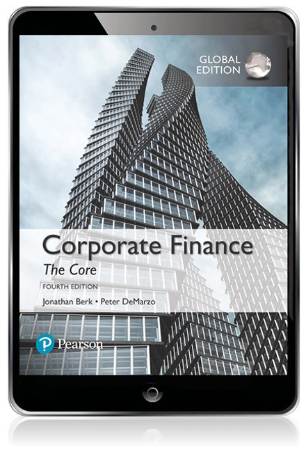 9781292366579::Corporate Finance: The Core, Global Edition,4th edition