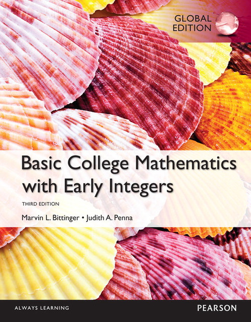 9781292079882::Basic College Mathematics with Early Integers, Global Edition,3rd edition