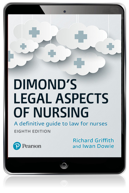 9781292245393R180::Dimond's Legal Aspects of Nursing,8th edition