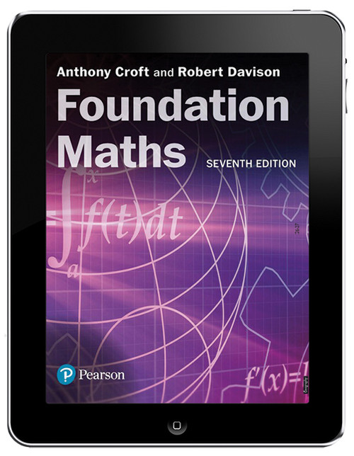 Foundation Maths ,7th edition::9781292289694R365