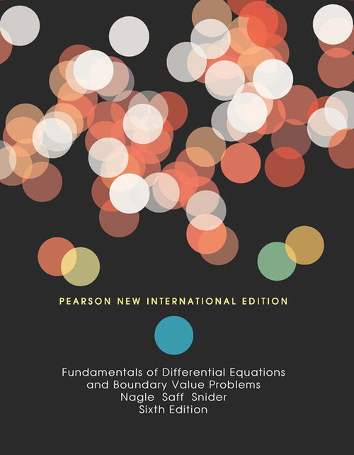 9781292036731::Fundamentals of Differential Equations and Boundary Value Problems,6th edition