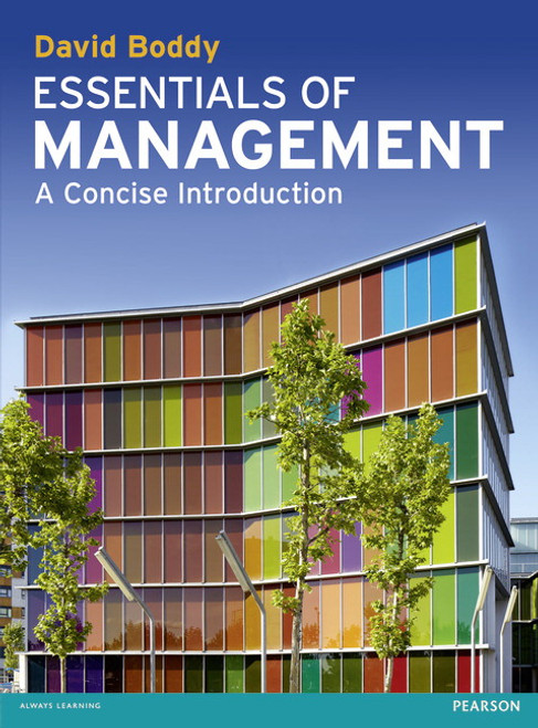 9780273739326R365::Essentials of Management,1st edition