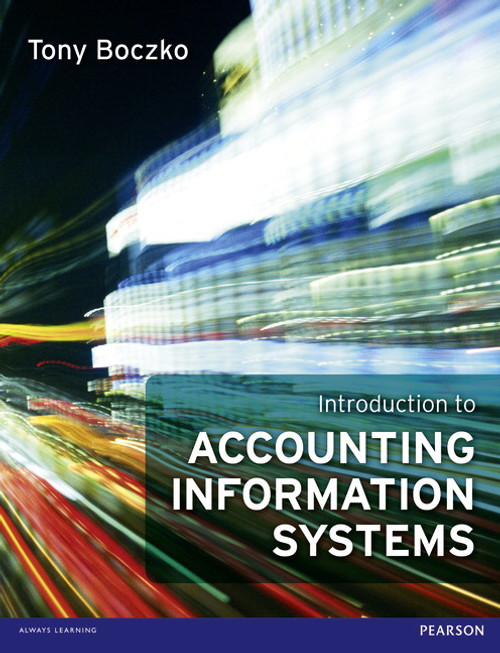 9780273739579R180::Introduction to Accounting Information Systems,1st edition