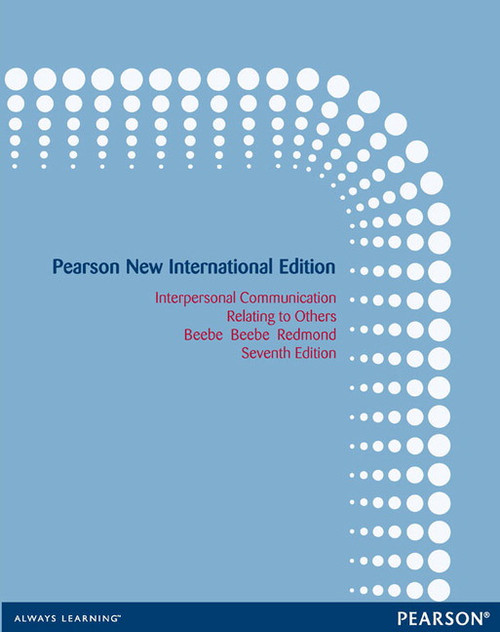 9781292051888R180::Interpersonal Communication: Relating to Others,7th edition