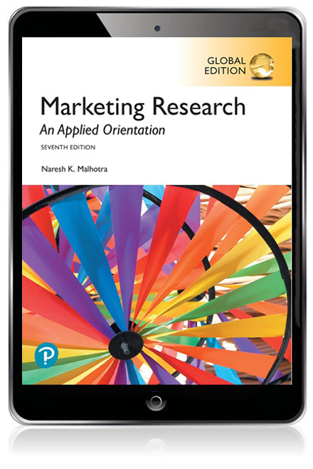 9781292265919R180::Marketing Research: An Applied Orientation, Global Edition,7th edition