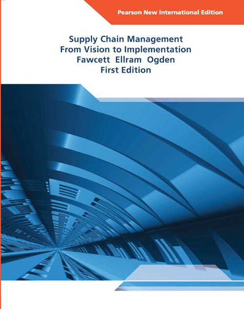 9781292035390R365::Supply Chain Management: From Vision to Implementation,1st edition