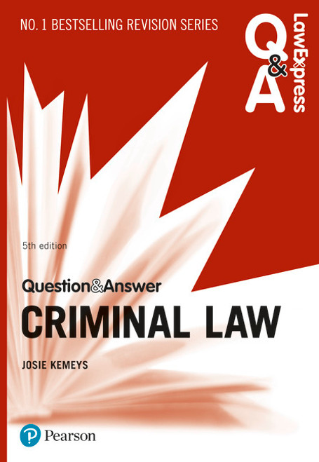 9781292259109::Law Express Question and Answer: Criminal Law,5th edition