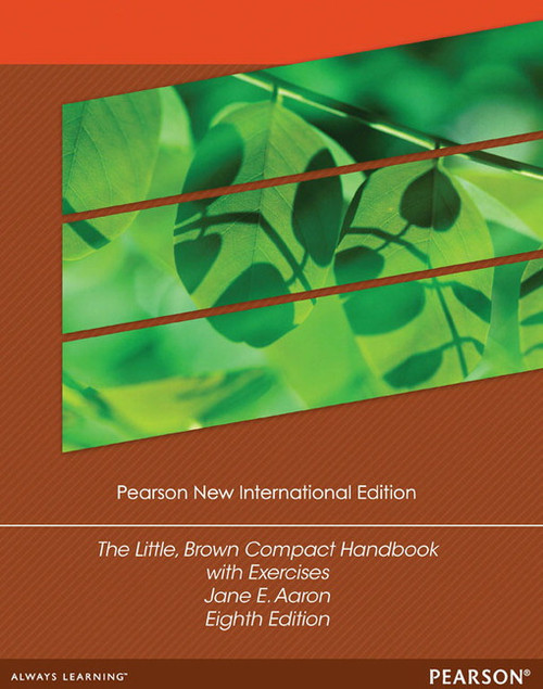 9781292051604R180::Little, Brown Compact Handbook with Exercises, The,8th edition