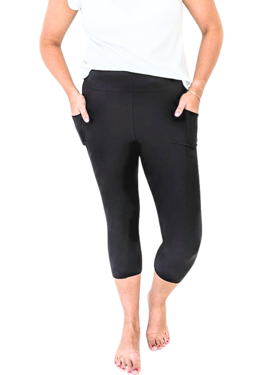 Lounge Capri | Straight Leg Cotton Spandex Capri – Enamor